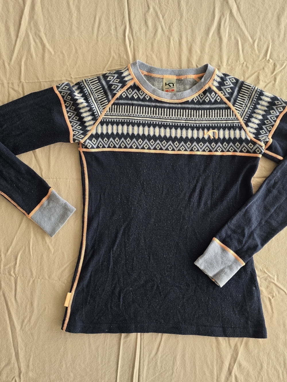 Women's Kari Traa 100% Wool Lokke Base Layer Top - Small